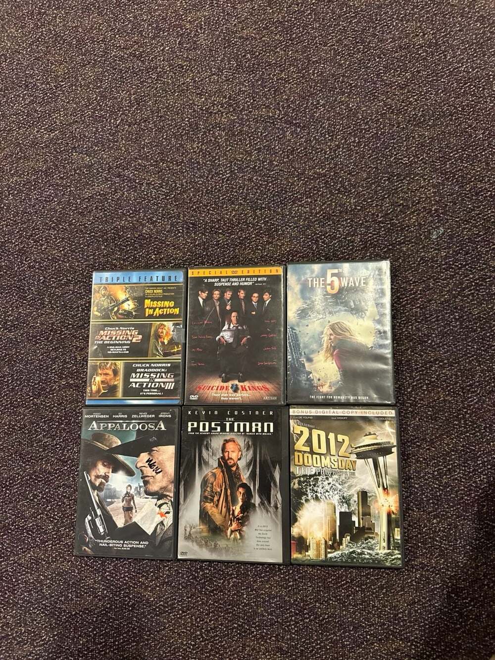 Lot of 6 Action & Sci-Fi DVDs